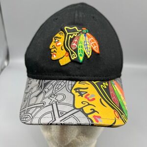 New Era Chicago Blackhawks Toddler 9FORTY NHL Hockey Cap Hat Black